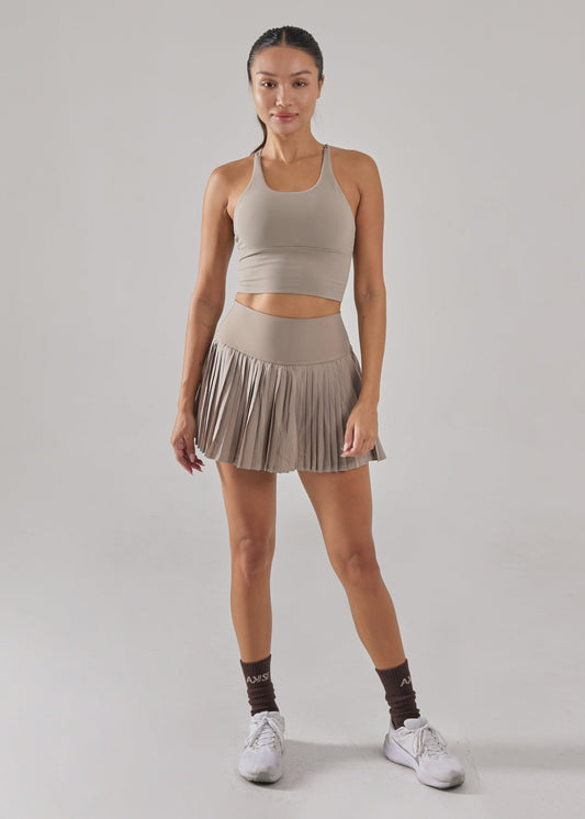 High Neck Longline Sports Bra