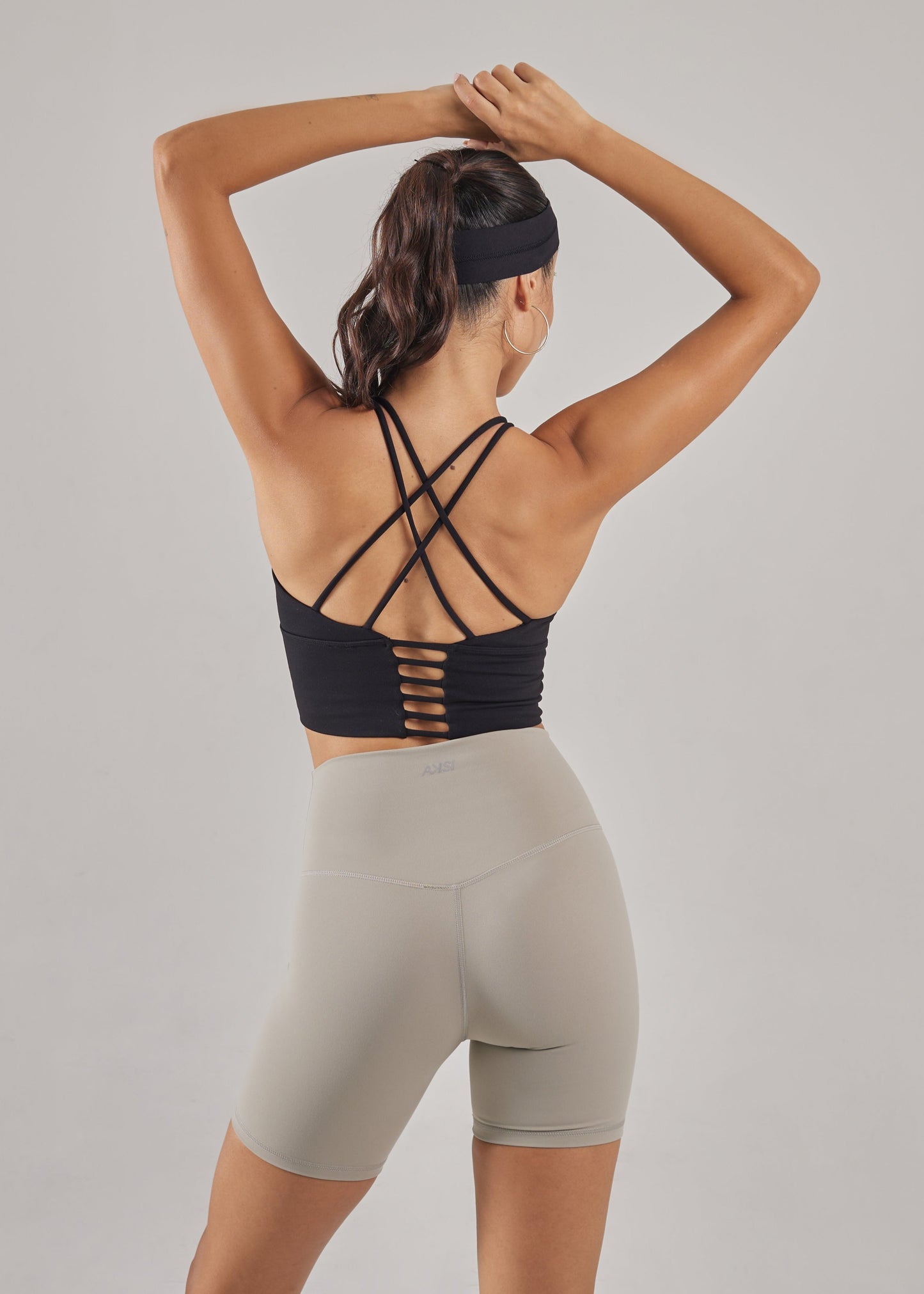 High Neck Longline Sports Bra