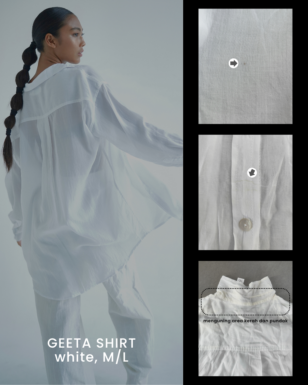HANYA DEFECT ITEM - GEETA SHIRT