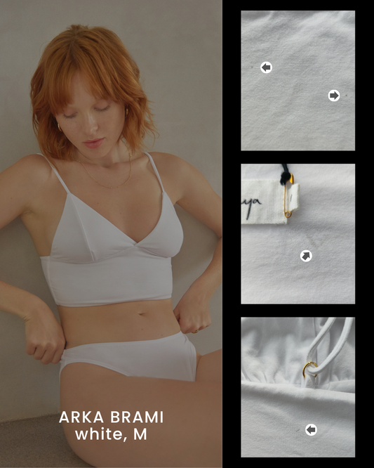 HANYA DEFECT ITEM - ARKA BRAMI (WHITE M)