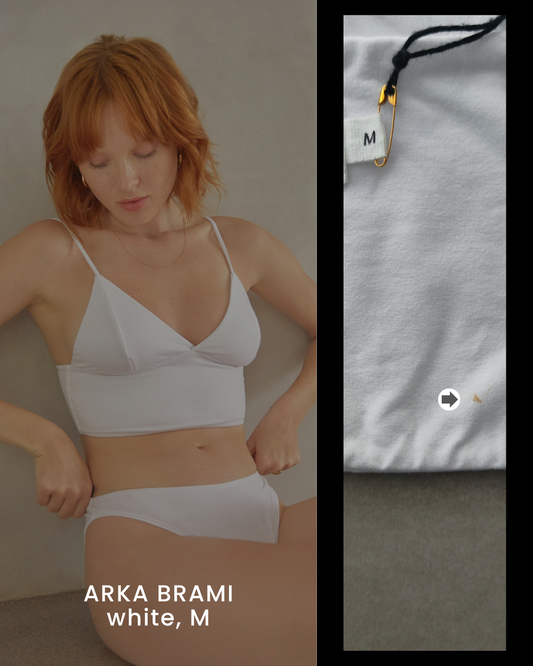 HANYA DEFECT ITEM - ARKA BRAMI (WHITE M/1)