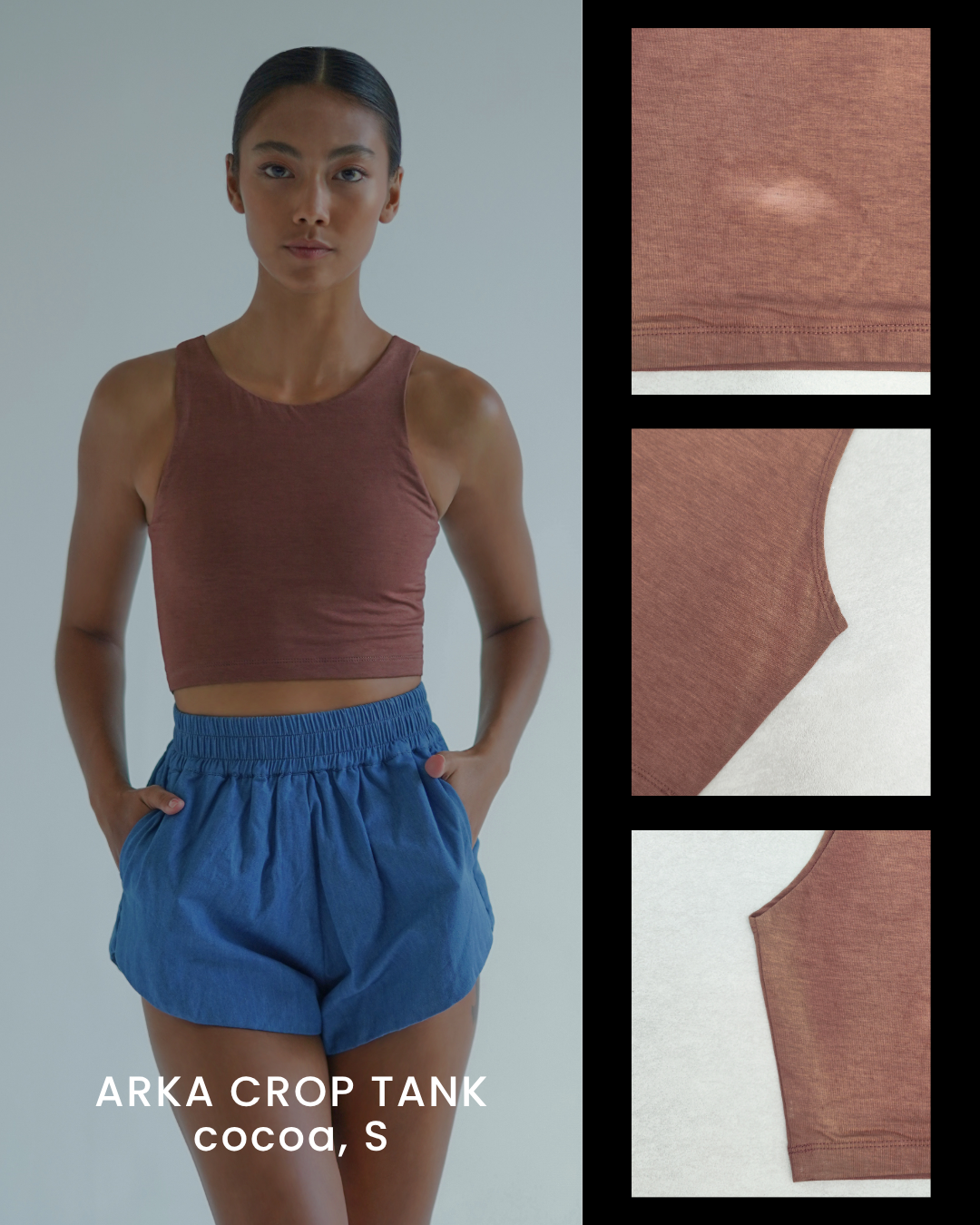 HANYA DEFECT ITEM - ARKA CROP TANK (COCOA S)