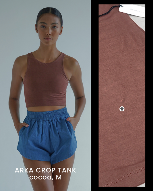 HANYA DEFECT ITEM - ARKA CROP TANK (COCOA M)