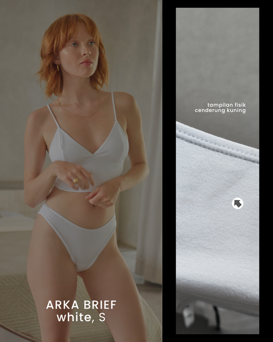 HANYA DEFECT ITEM - ARKA BRIEF (WHITE S/1)