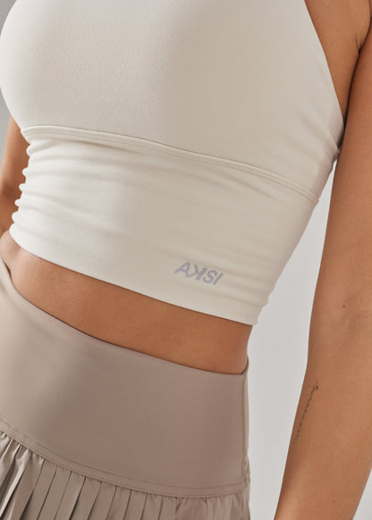 High Neck Longline Sports Bra
