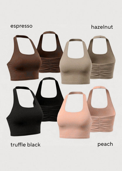 AKSI - COURT CRUSH HALTER TOP