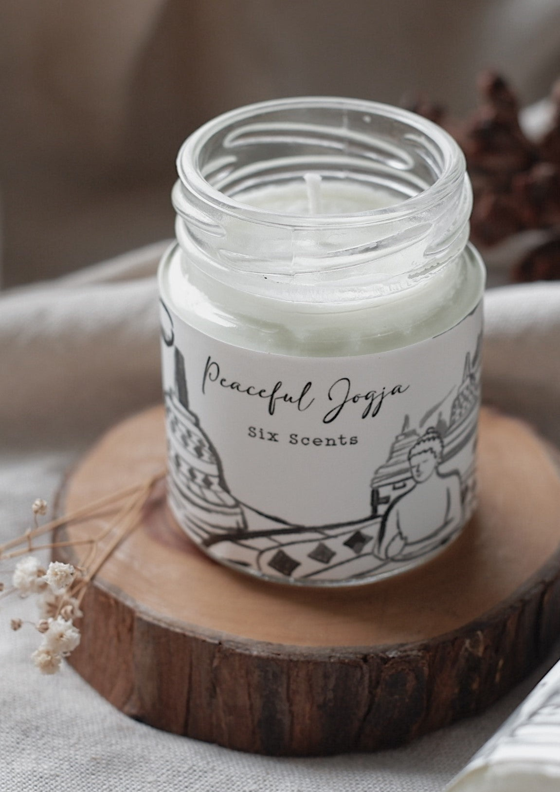 Natural scented soy wax candle | Merchandise gift